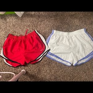 2 pairs of Nike running shorts
